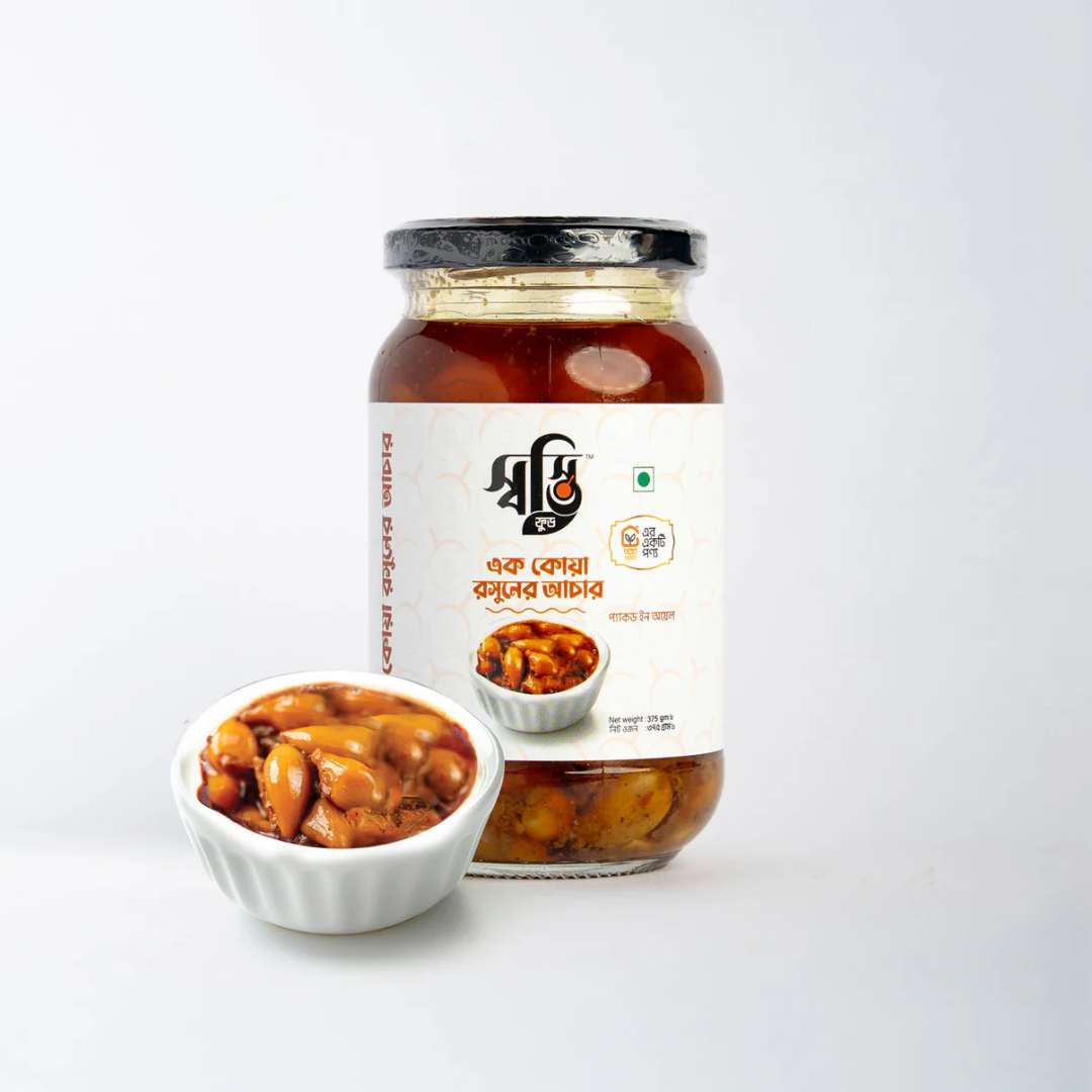 এক কোয়া রসুনের আচার/GARLIC PICKLE 375